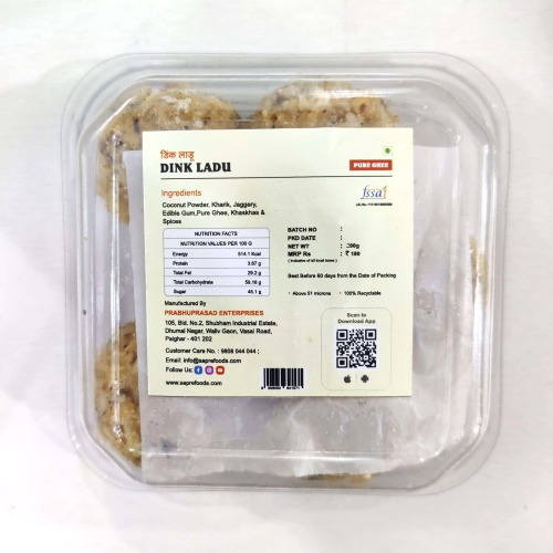Pure Ghee Dink Ladu / शुद्ध तूपातले डिंक लाडू (200 g)